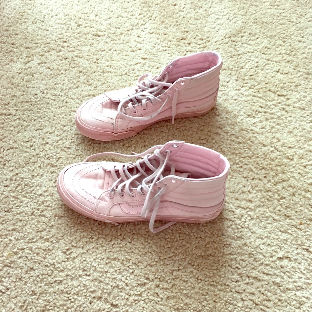 Pink hightop vans